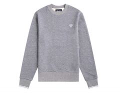 Fred Perry - Crew Neck Sweatshirt - Grijze Sweater