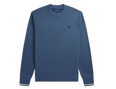 Fred Perry - Crew Neck Sweatshirt - Blauwe Sweater