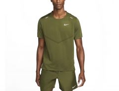 Nike - Dri-FIT Rise 365 SS Running Shirt- Groen Sportshirt