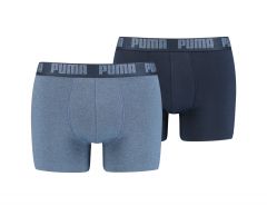 Puma - Everyday Boxers 2P - Blauwe Boxers