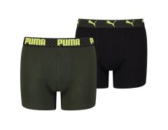 Puma - Boys Logo Grid Boxer - Jongens Ondergoed