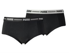 Puma - Iconic Mini Short 2P - Zwarte Mini Shorts