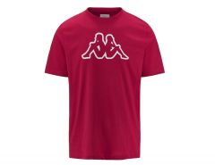 Kappa - T-Shirt Logo Cromen - Rood Herenshirt