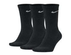 Nike - Dri-FIT Everyday Cushioned Crew Socks 3P - Zwarte Sportsokken