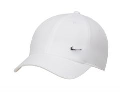 Nike - Dri-FIT Club Cap - Witte Pet met Metalen Swoosh