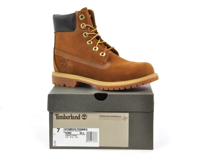 Timberland - 6 Inch Premium Boot W - Cognac Schoen | Avantisport.nl