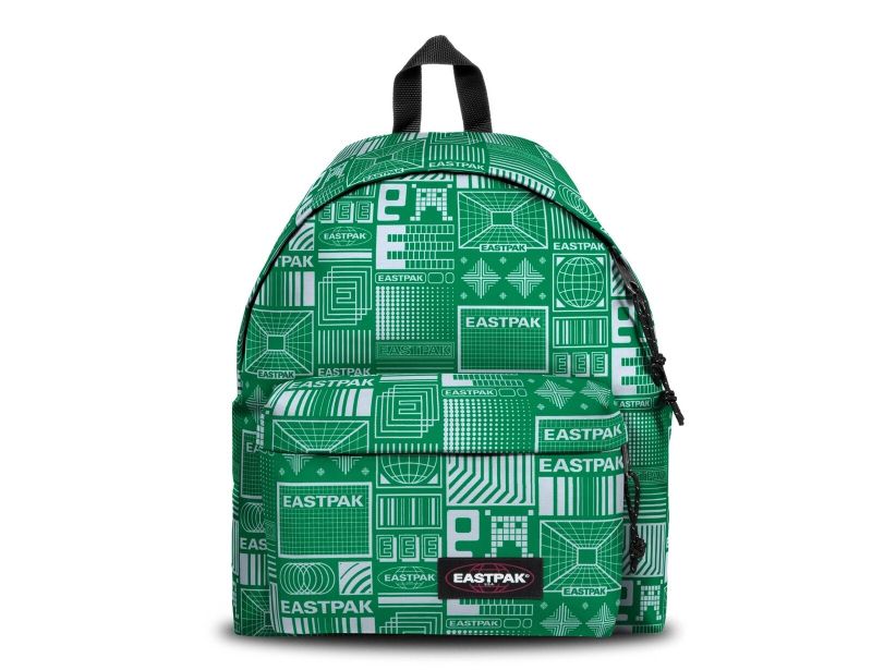 Eastpak Padded Pak R Rugzak met Groene Print Avantisport.nl