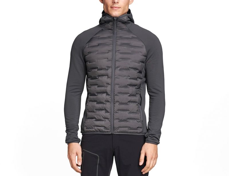 Peak Performance - Argon Hybrid Hood - Grijze Jas Heren