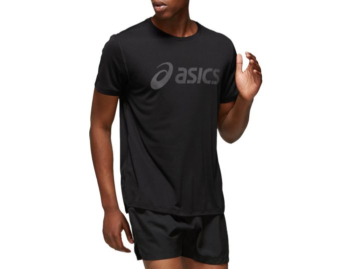 silver asics top