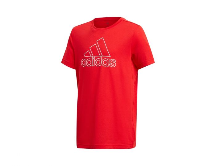 adidas - Young Boys TR Prime Tee - Rood Sport Shirt | Avantisport.nl