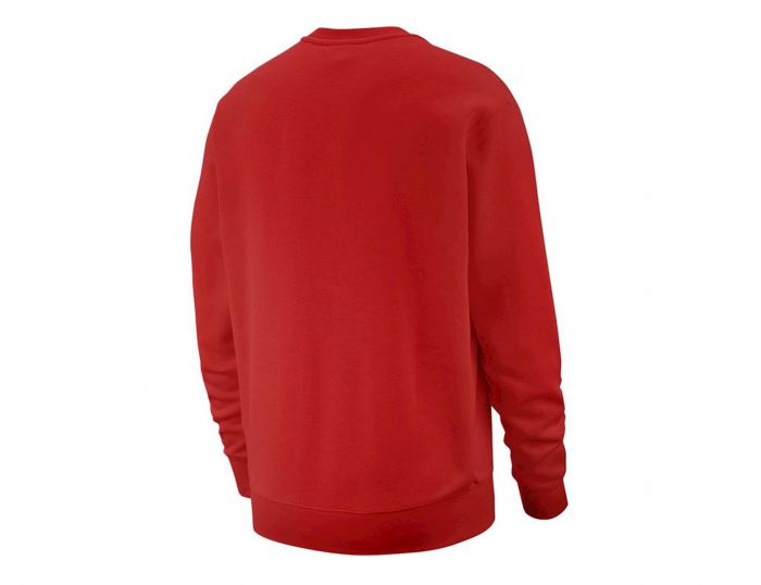 nike red crew neck sweatshirt