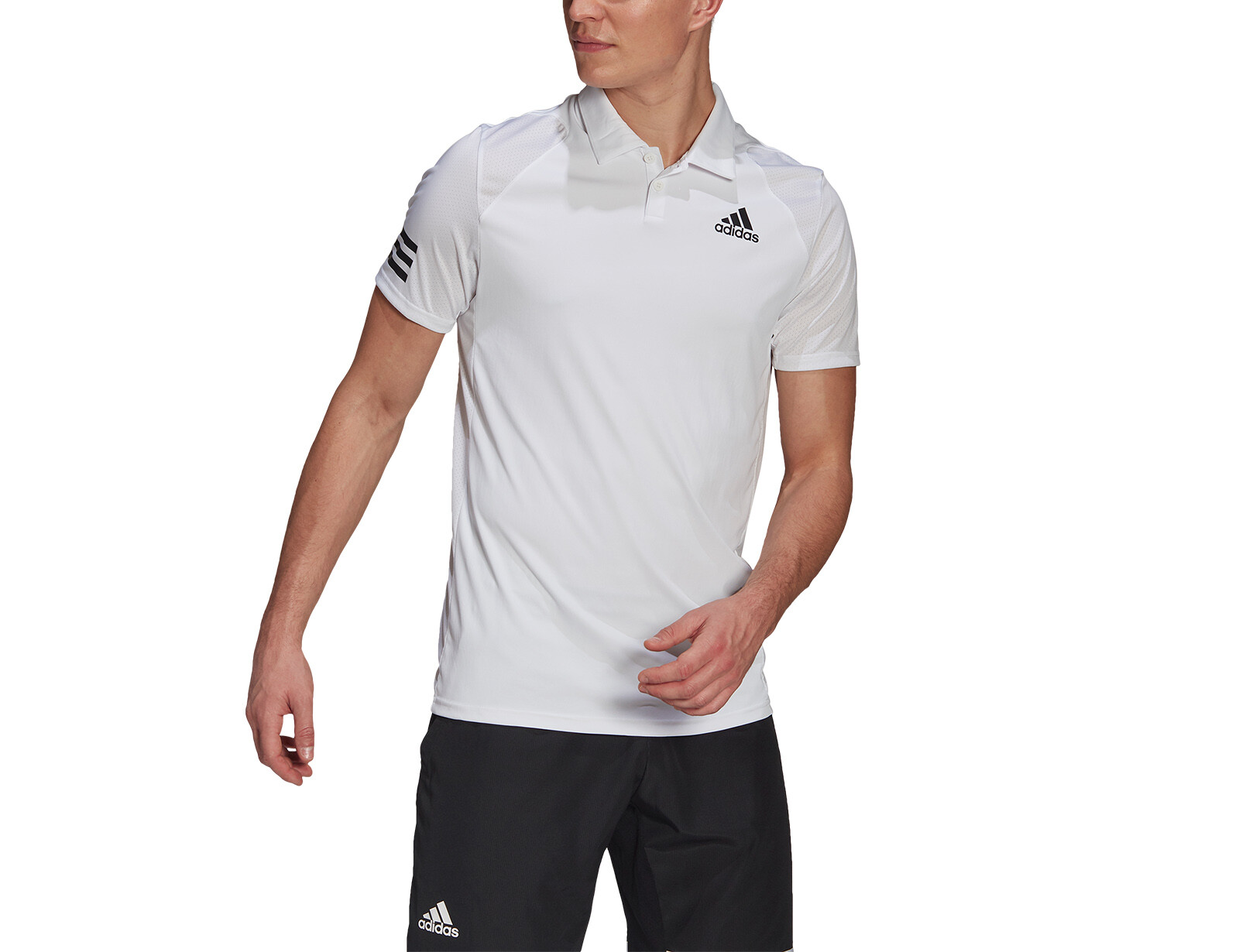 adidas - Club 3-Stripes Polo - Tennispolo Wit