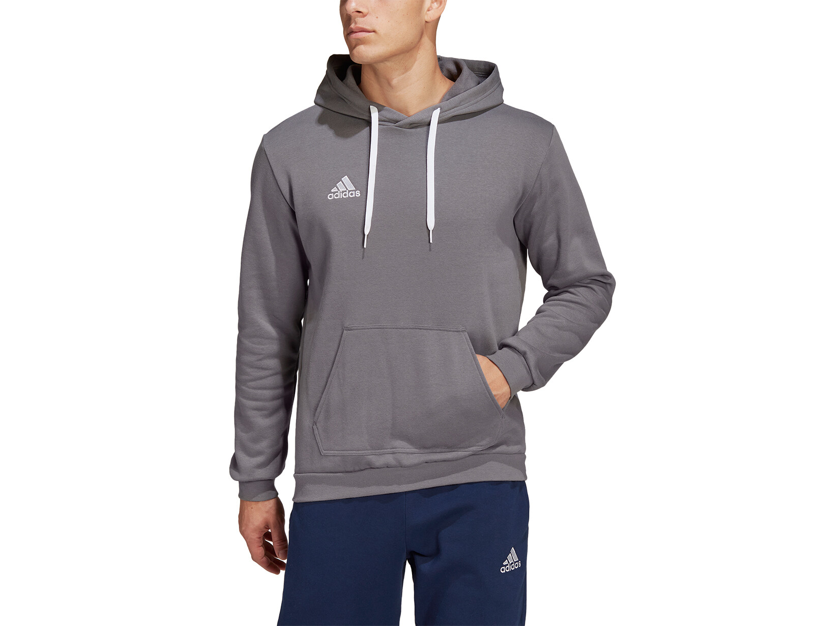 adidas - Entrada 22 Hoodie - Grijze Hoodie Heren