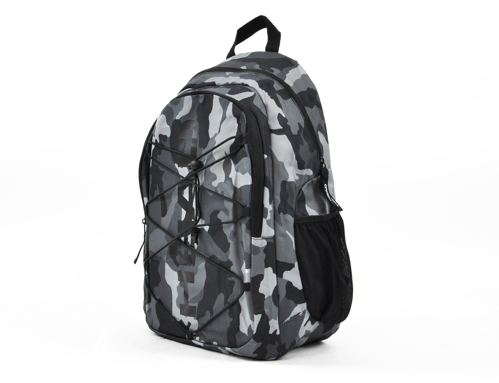 Head - Backpack with Elastic - Grijze Camo-One Size