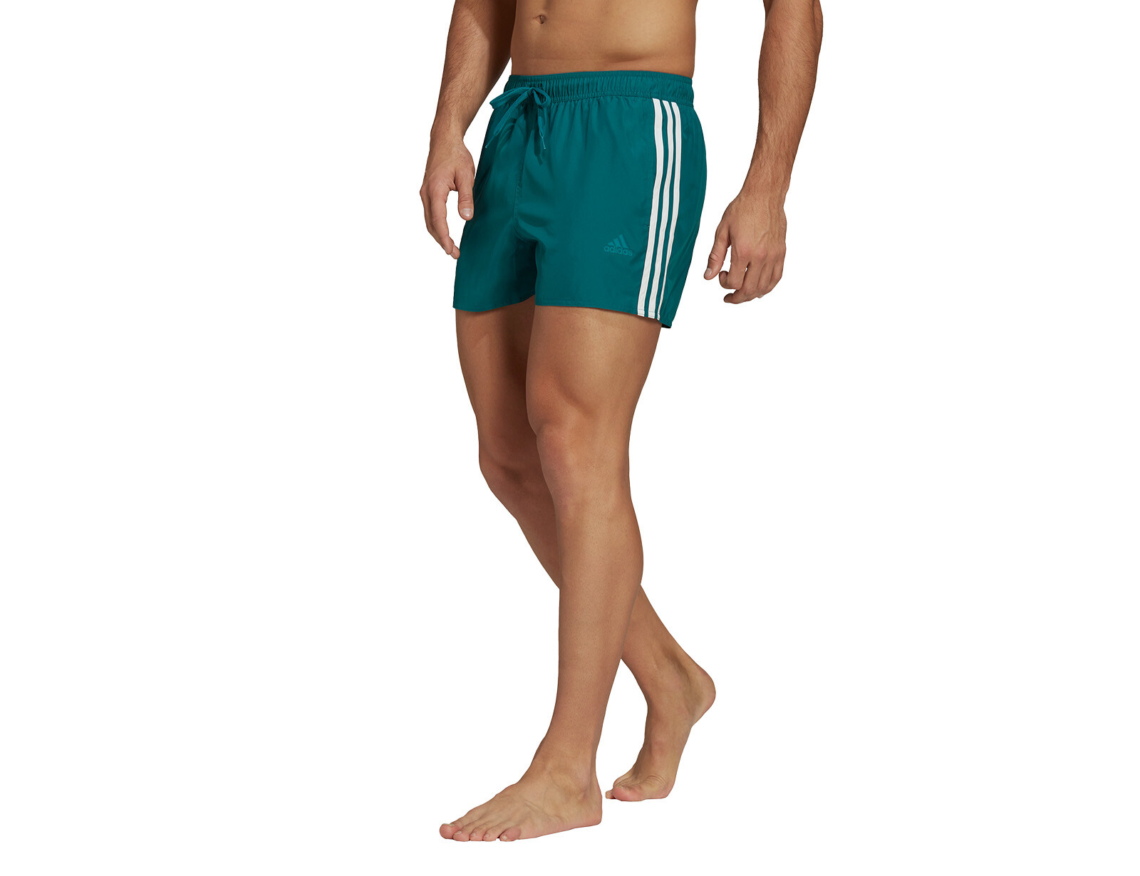 adidas 3S CLX Versatile Swim Shorts Blauwe Zwembroek