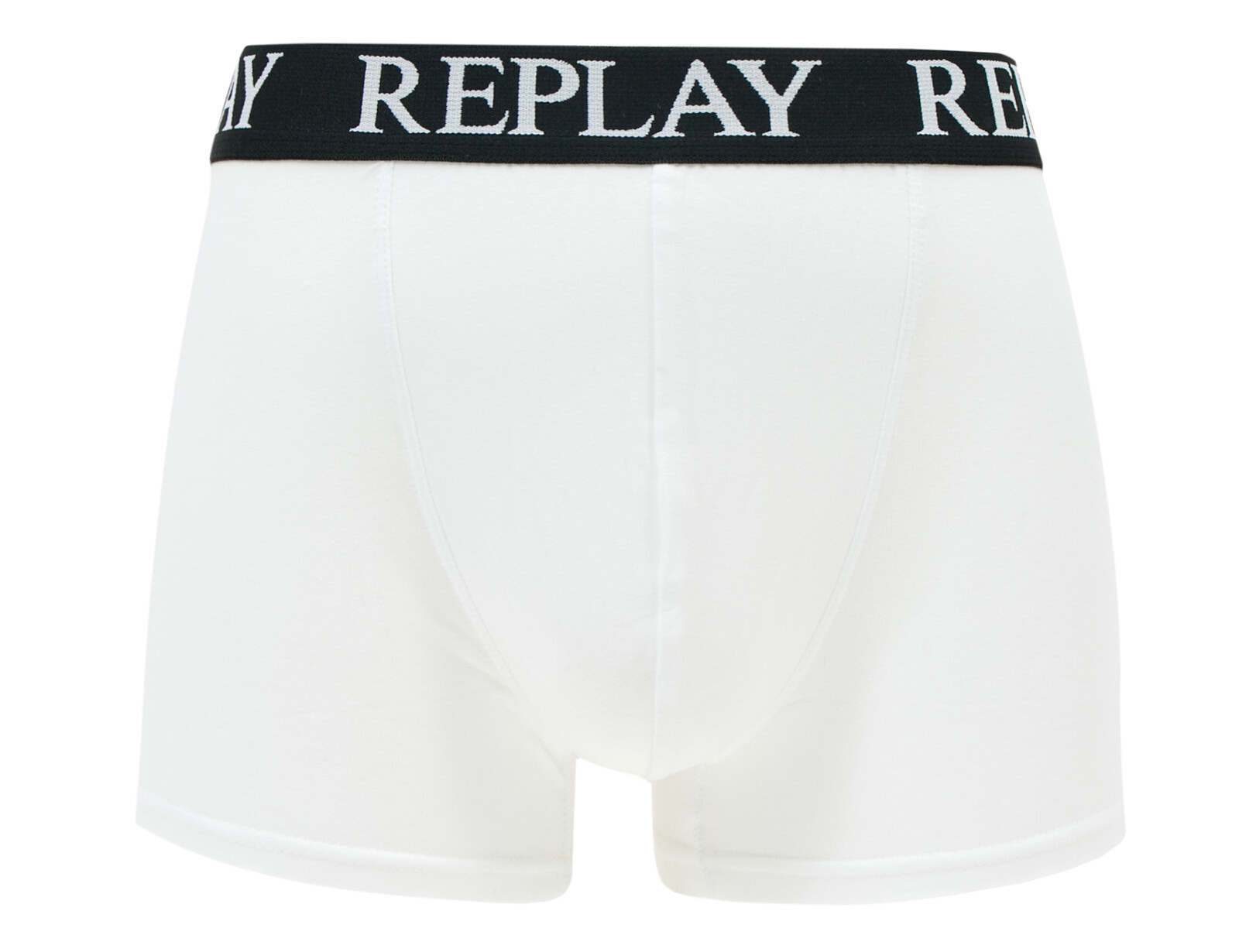 Replay - Boxer Basic Cuff Logo 3 Pack - Heren Boxershorts-S