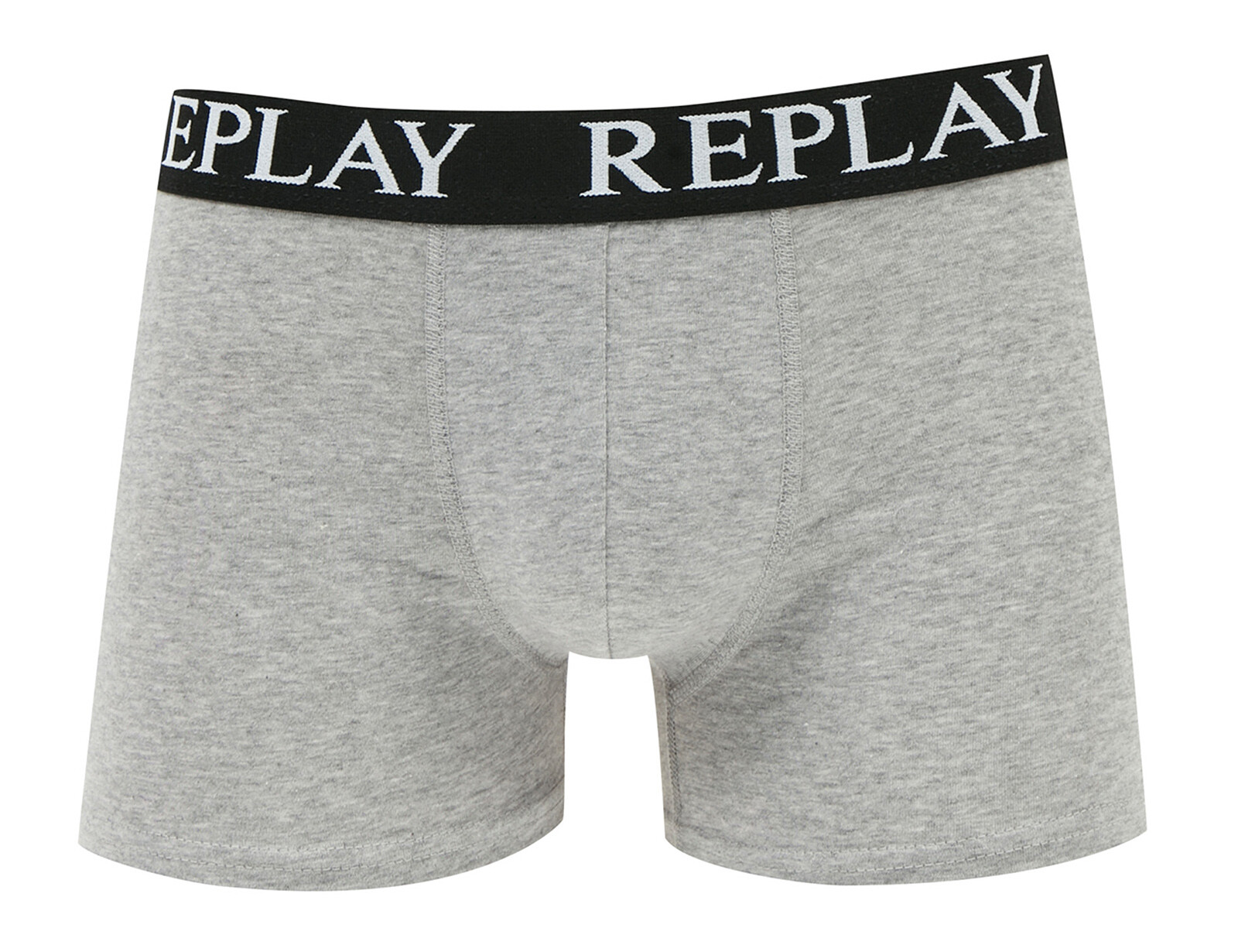 Replay - Boxer Basic Cuff Logo 3 Pack - Boxershorts Heren-S