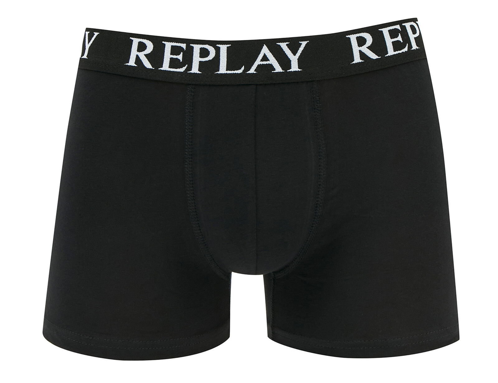 Replay - Boxer Basic Cuff Logo 3 Pack - Ondergoed Heren -S