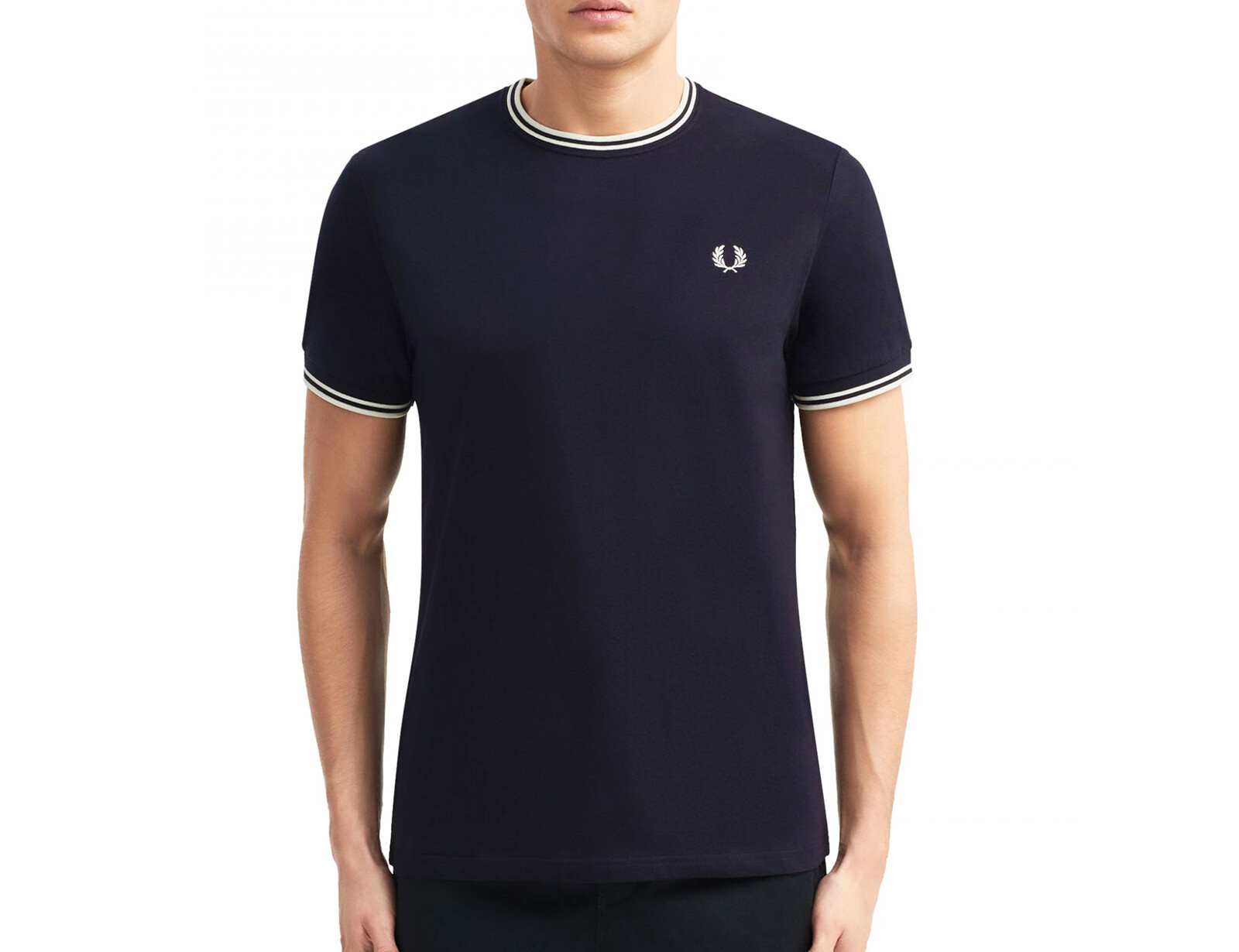 Fred Perry - Twin Tipped T-Shirt - Navy T-Shirt