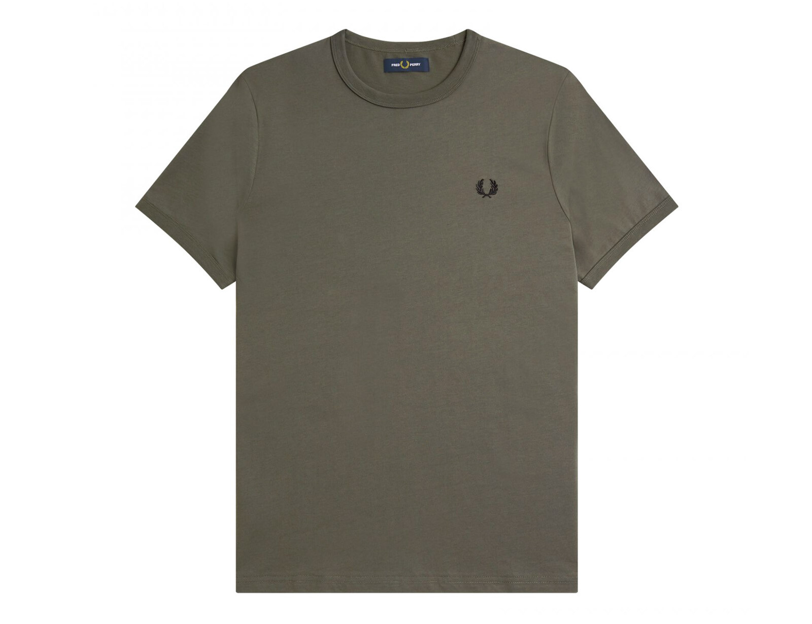 Fred Perry - Ringer T-Shirt - Herenshirt Groen