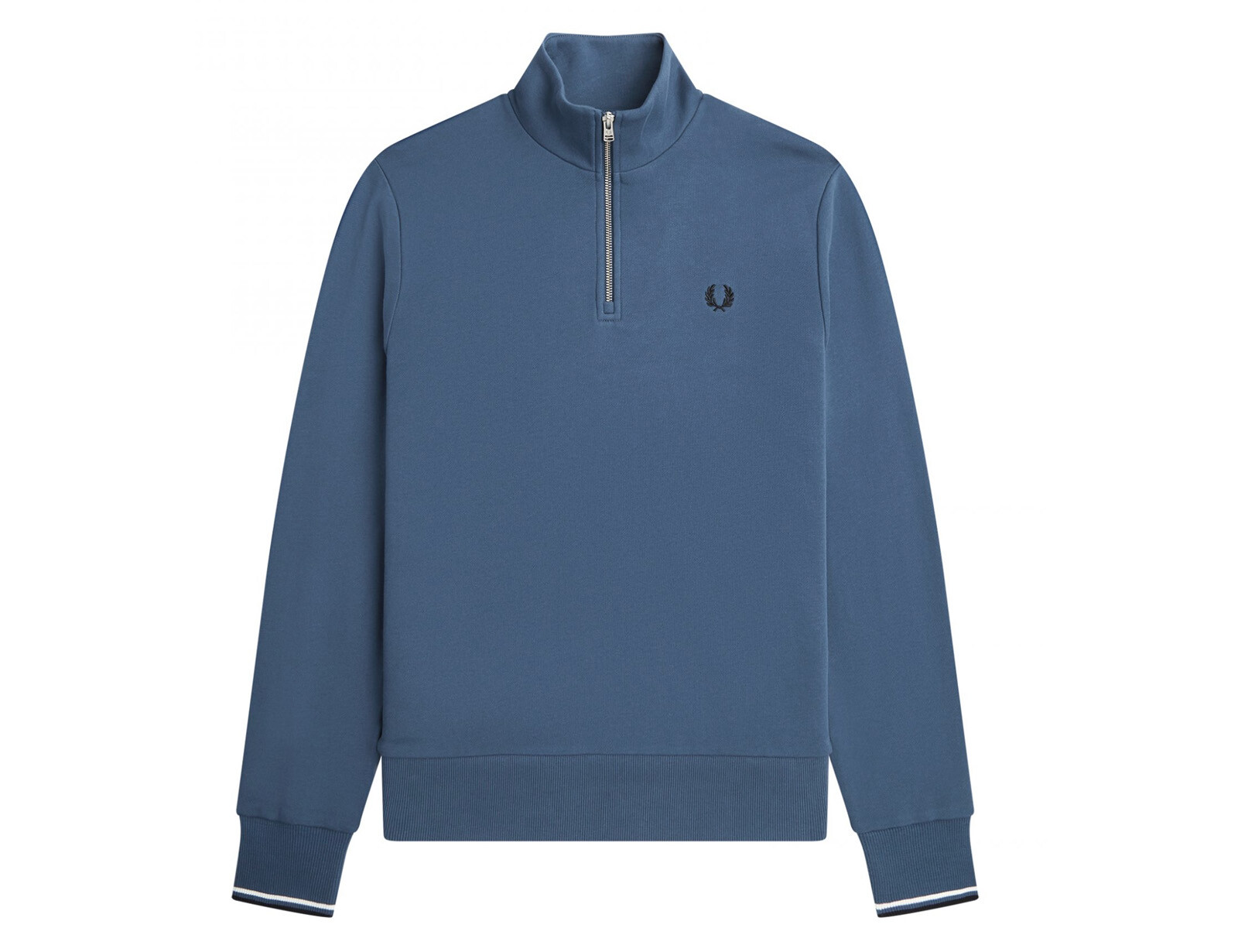 Fred Perry - Half Zip Sweatshirt - Blauwe Sweater