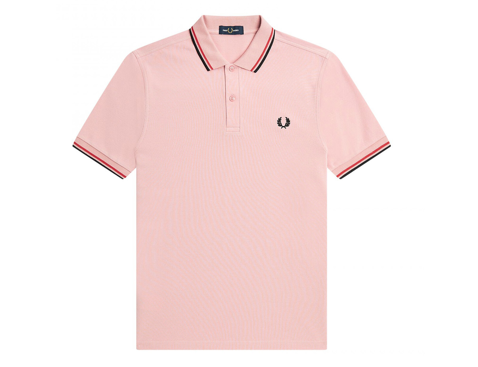 Fred Perry - Twin Tipped Shirt - Roze Polo Heren