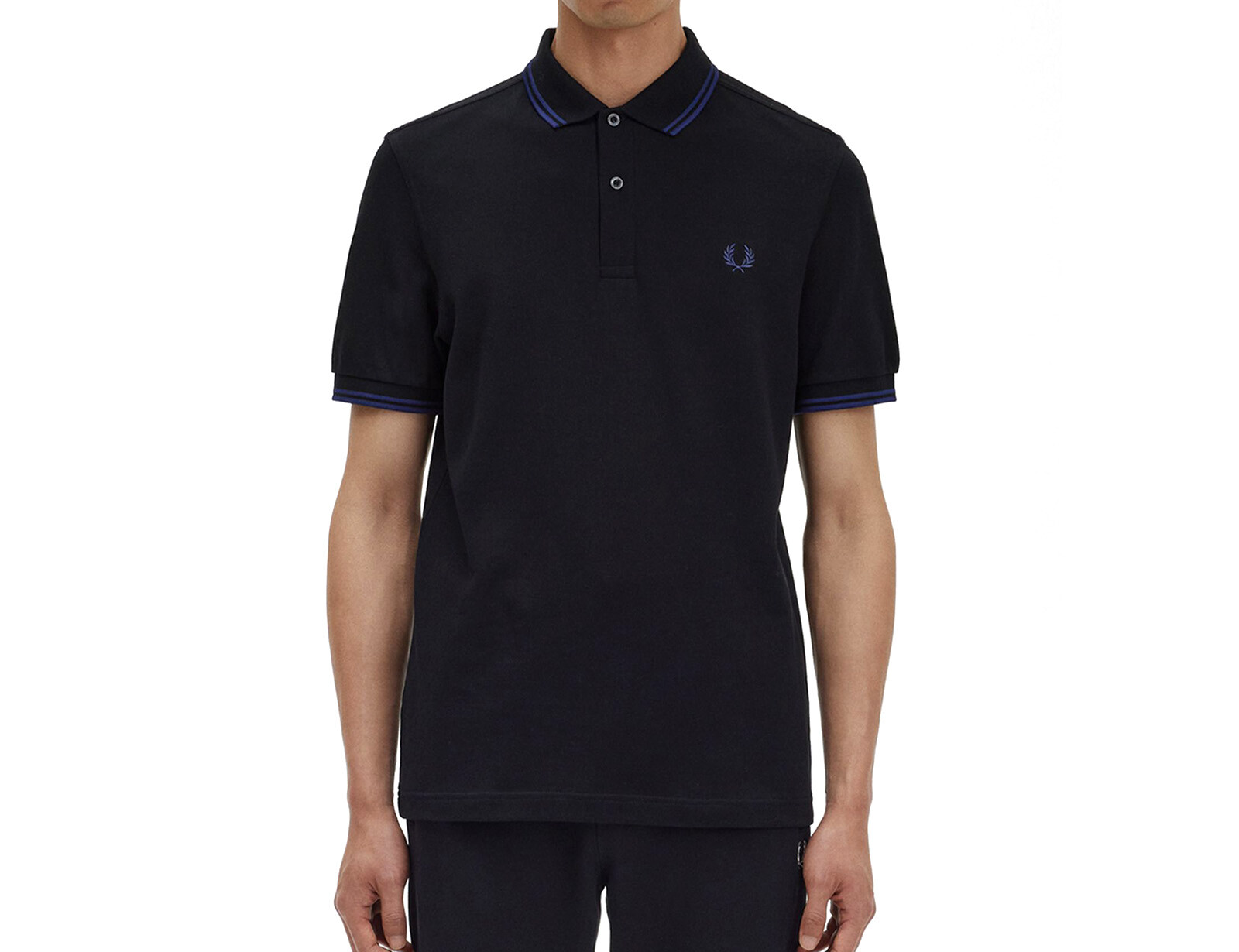 Fred Perry - Twin Tipped Shirt - Zwarte Polo Heren