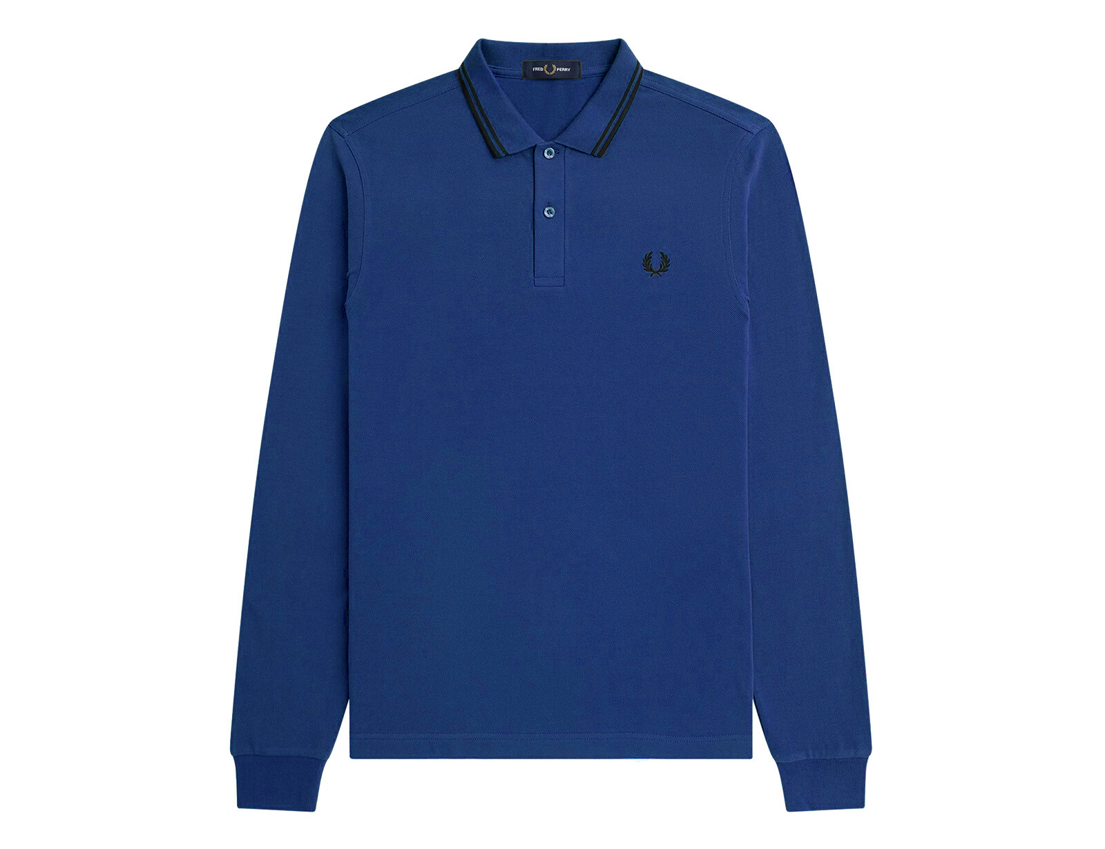 Fred Perry - LS Twin Tipped Shirt - Polo met Lange Mouw