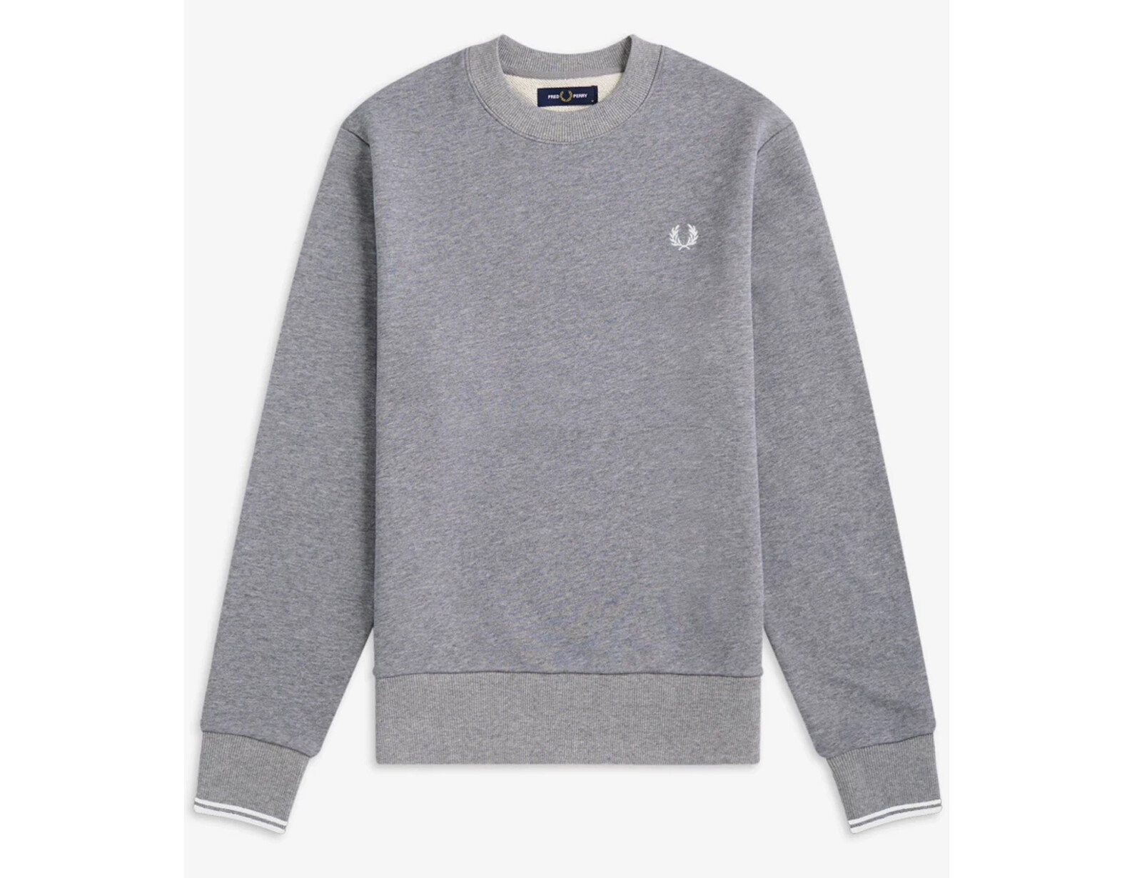 Fred Perry - Crew Neck Sweatshirt - Grijze Sweater