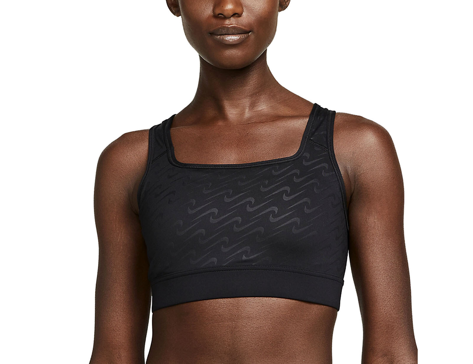 Nike - Swoosh Icon Clash AOP Bra - Sportbeha