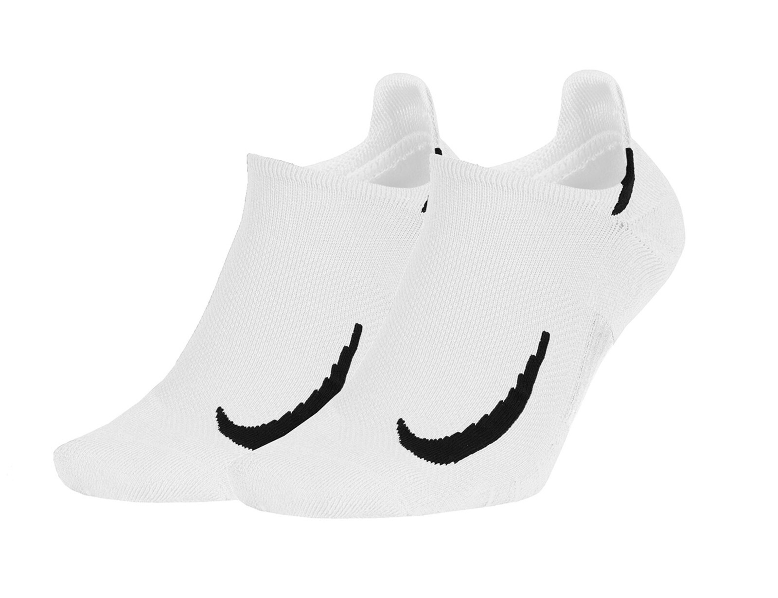 Nike Multiplier Running No Show Socks Witte Hardloopsokken
