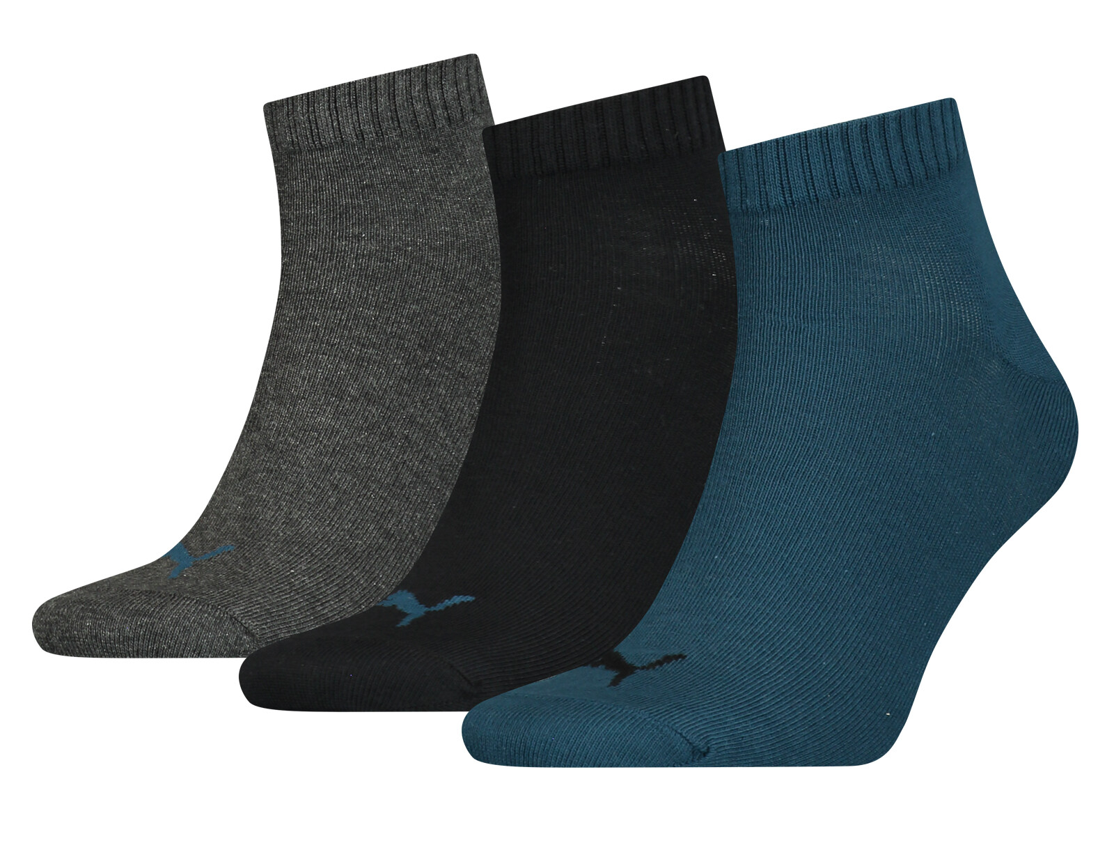 Puma - Unisex Quarter Plain - Lage Sokken