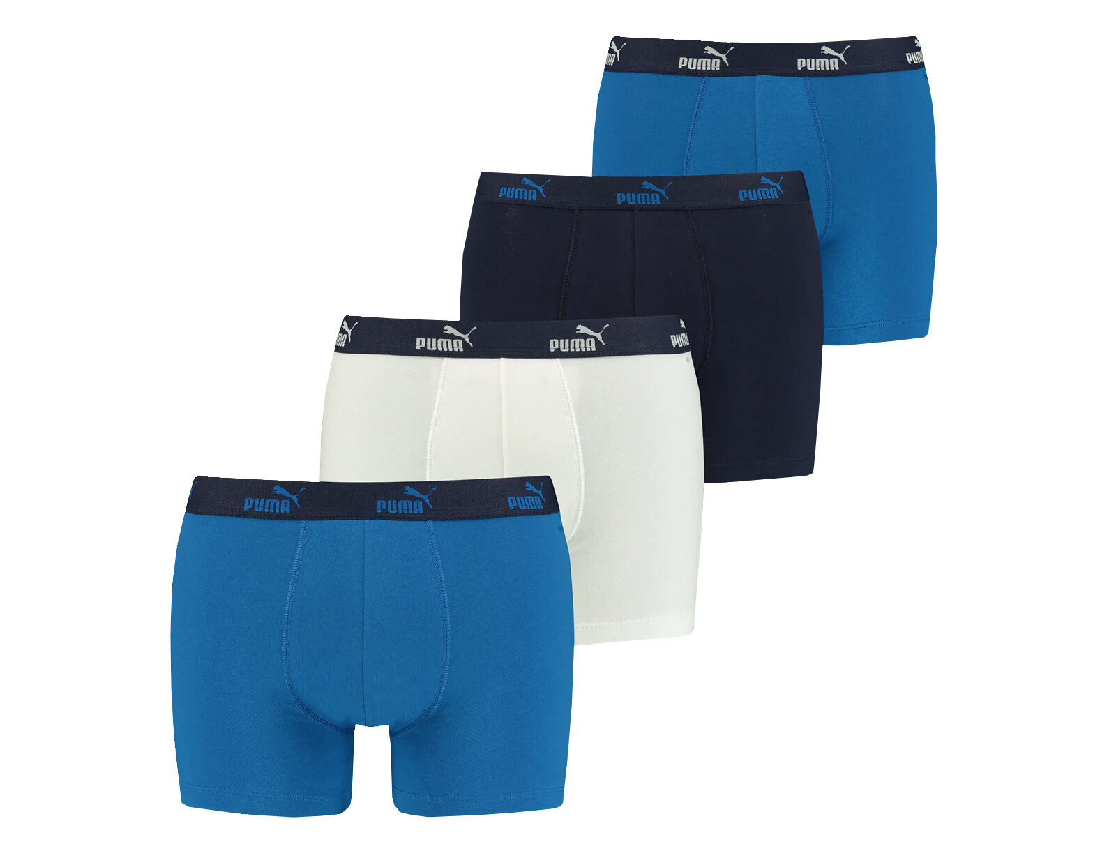 Puma - Men Solid Boxer 4-Pack - Boxershorts