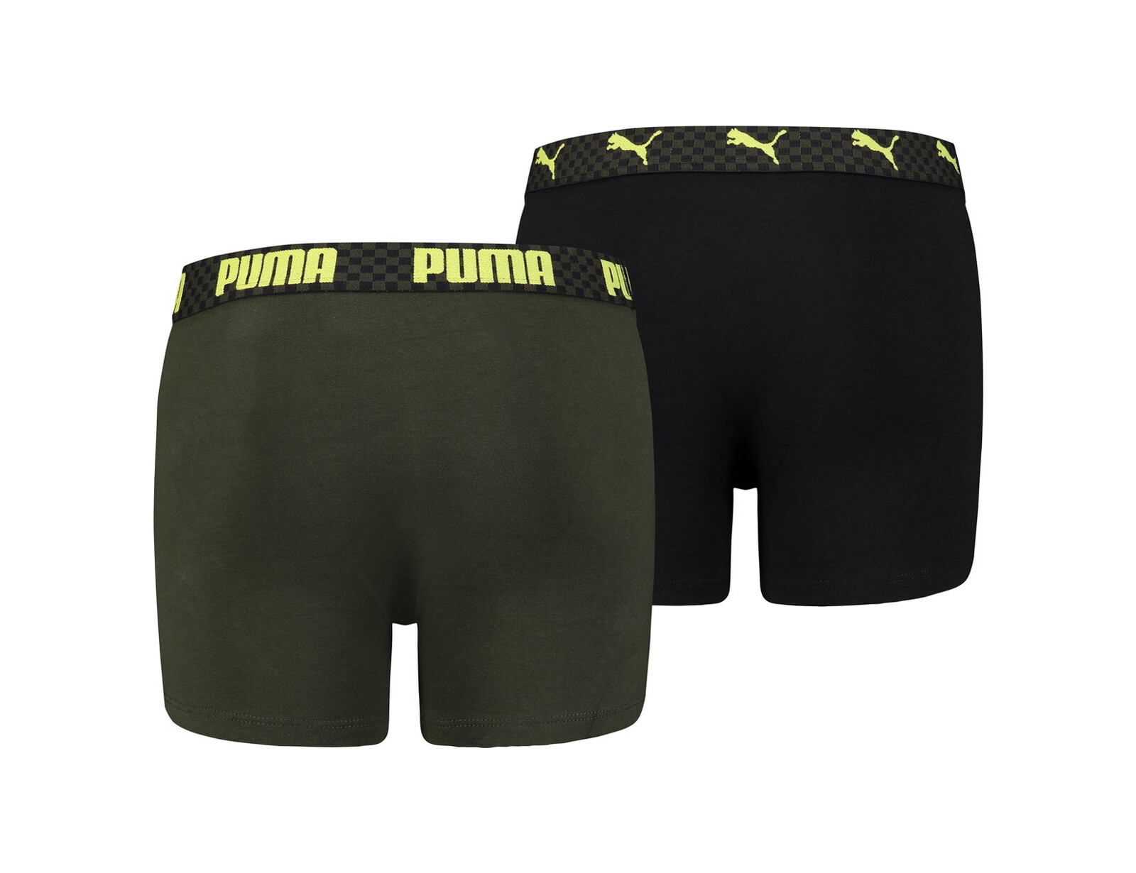 Puma - Boys Logo Grid Boxer - Jongens Ondergoed-122 - 128
