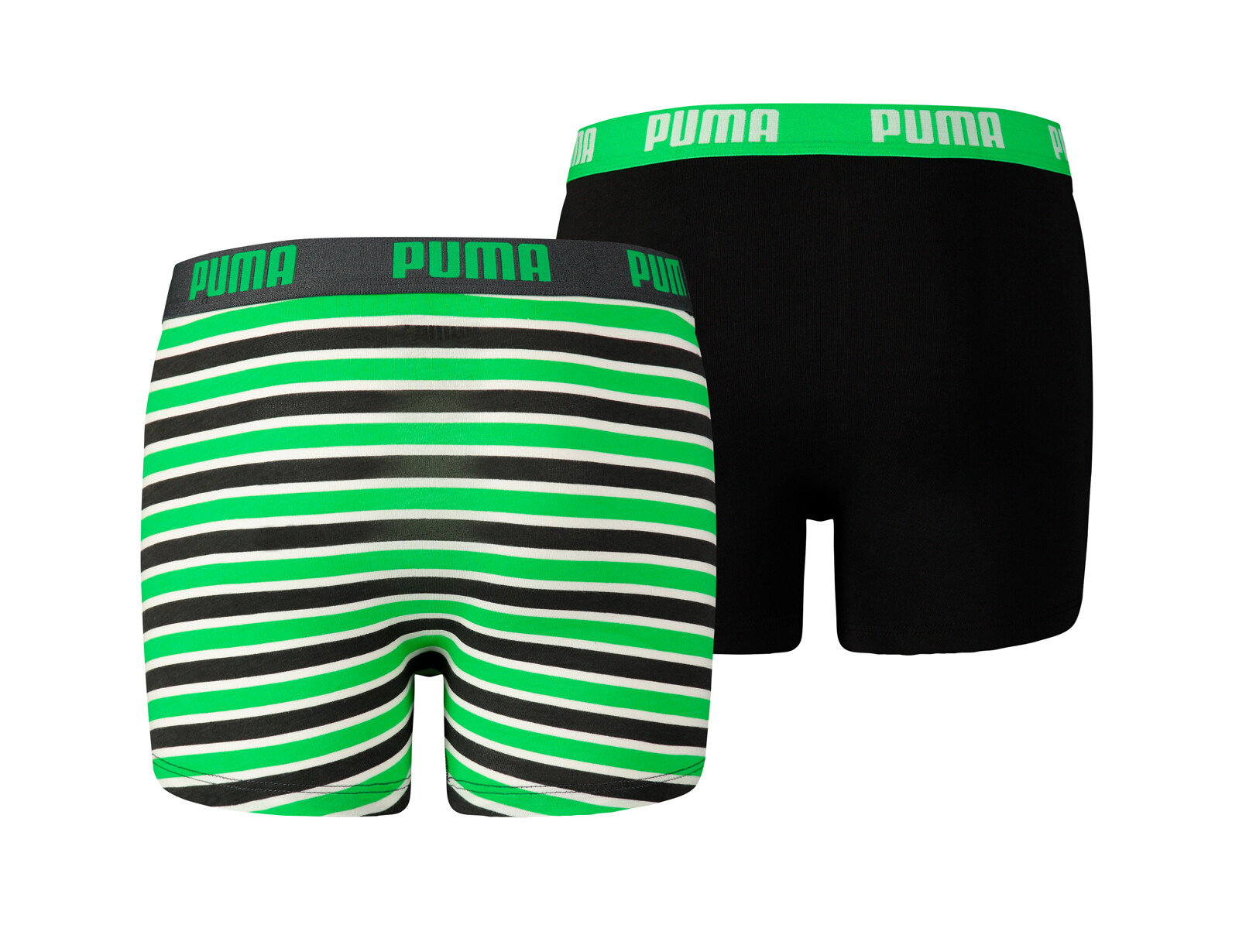 Puma -  Basic Boxer Printed Stripes 2P - Kids Underwear-140