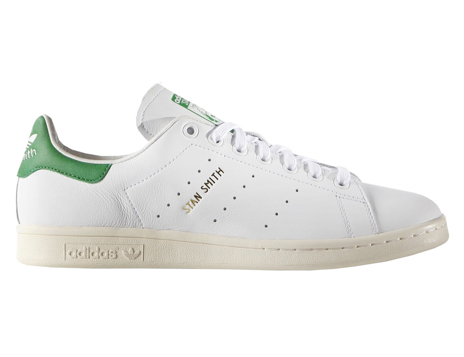 adidas - Stan Smith - Lederen Sneakers met Groene Details
