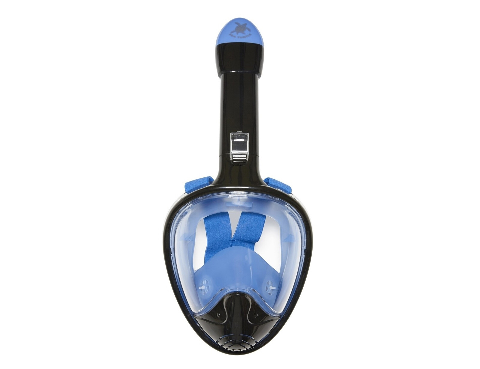 Sea Turtle - Flex Deluxe Full Face Mask - Snorkelmasker - S - M - Zwart