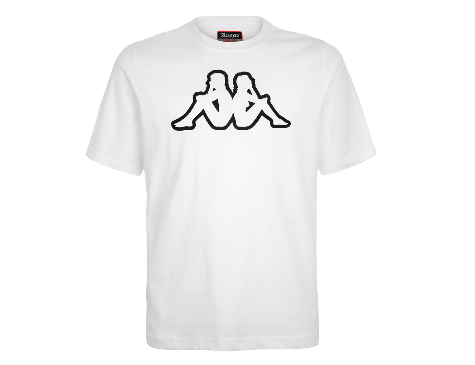 Kappa - T-Shirt Logo Cromen - Herenshirt Wit