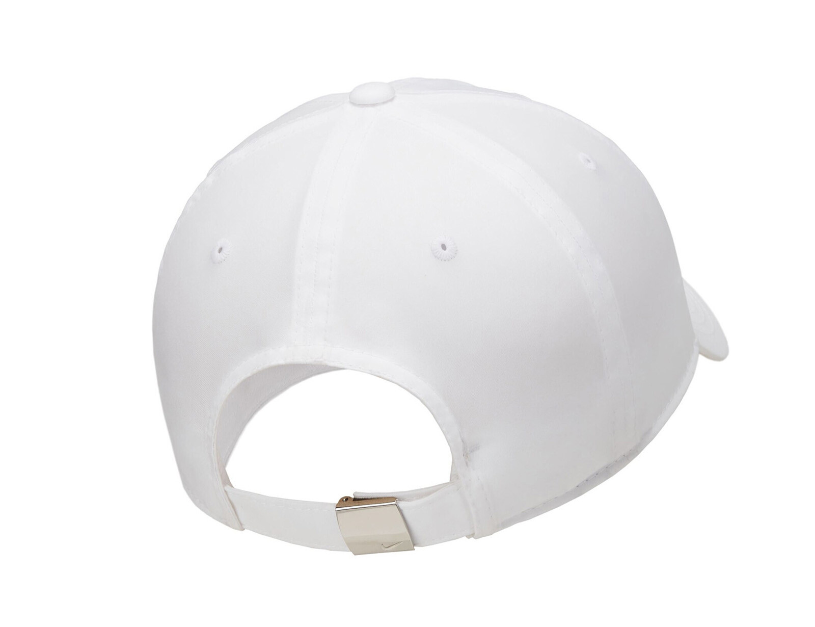 Nike - Dri-FIT Club Cap - Witte Pet met Metalen Swoosh-M - L