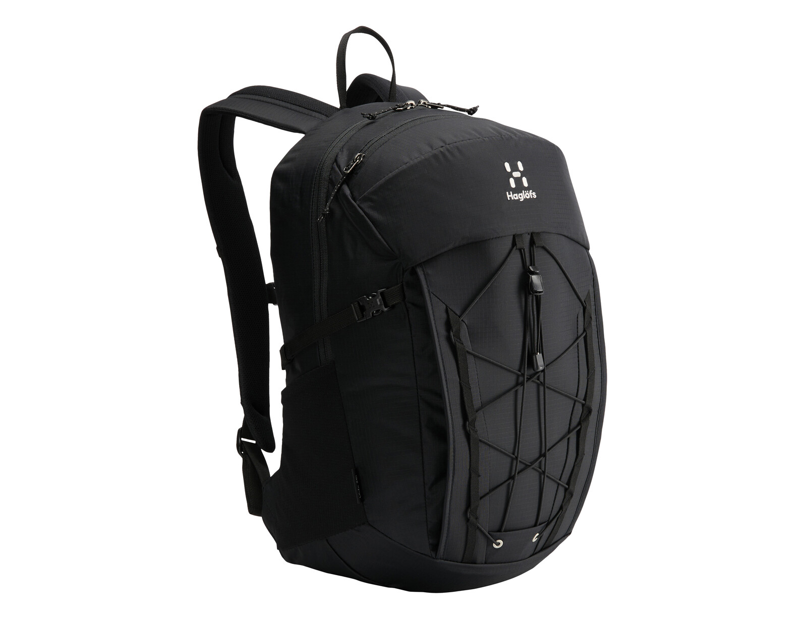 Haglöfs - Vide 25L - Zwarte Backpack met Laptopsleeve